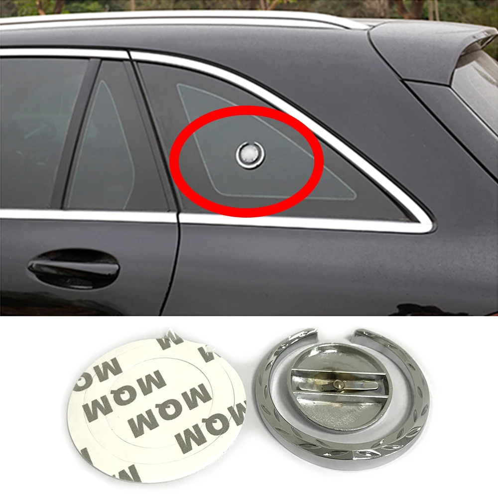 

for Mercedes Benz Logo Embelm Sticker Rear Windshield Decoration Car Styling for AMG GLA GLC GLE GLK M S E C CLA W204 W211 W203
