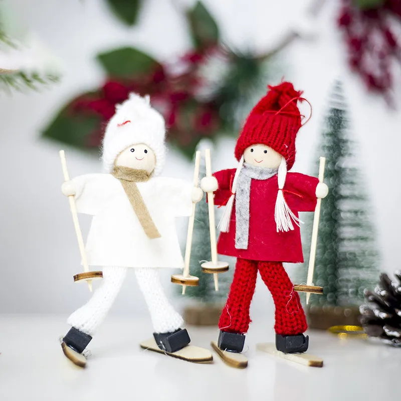 Милый Санта Клаус Снеговик кукла украшения Подвески Рождественская елка висячие украшения домашняя Свадебная Рождественская вечеринка Декор 62351