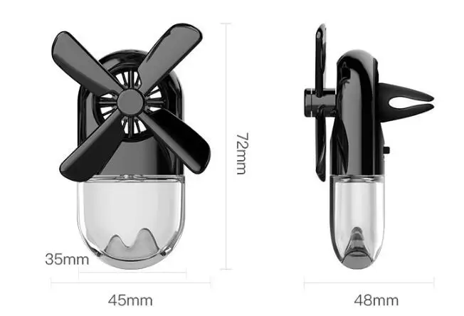 Черный/красный морской ветряная мельница зажим для ароматерапии авто освежитель воздуха автомобильные аксессуары автомобильный