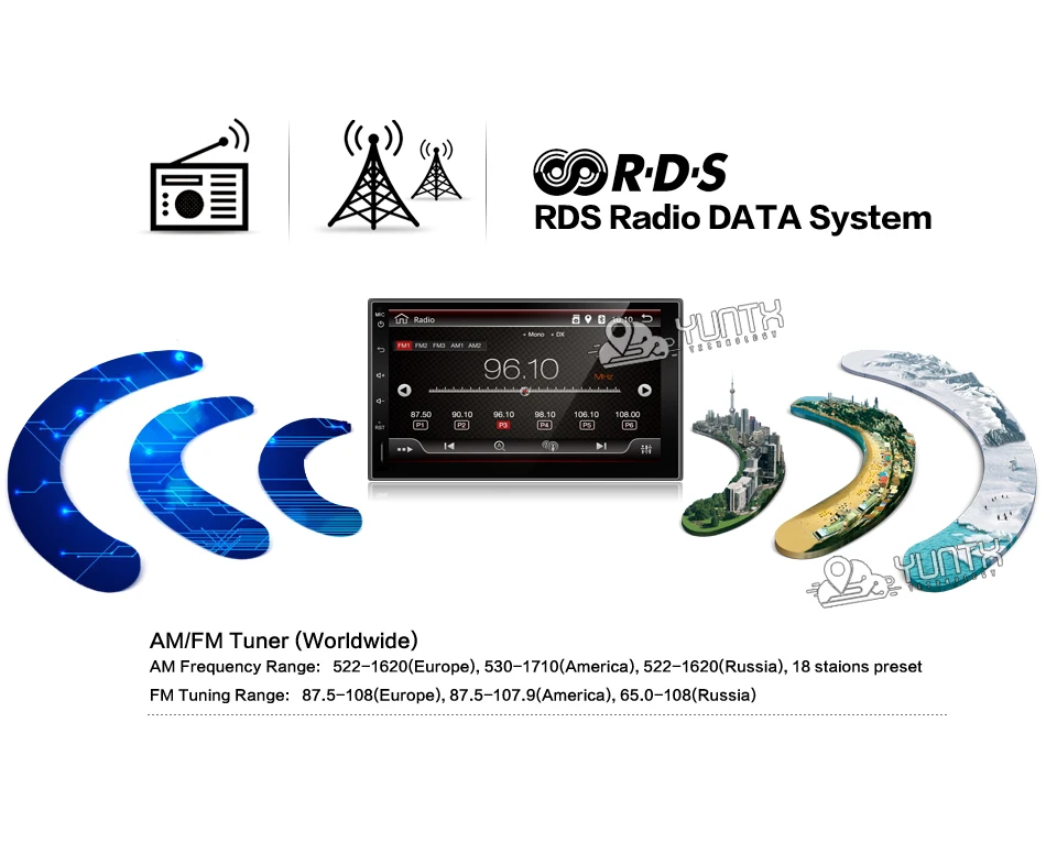 Excellent 7" Android 7.1 RAM 2G touch screen Quad core 2 DIN universal car radio gps with wifi BT stereo audio NO DVD PLAYER 14
