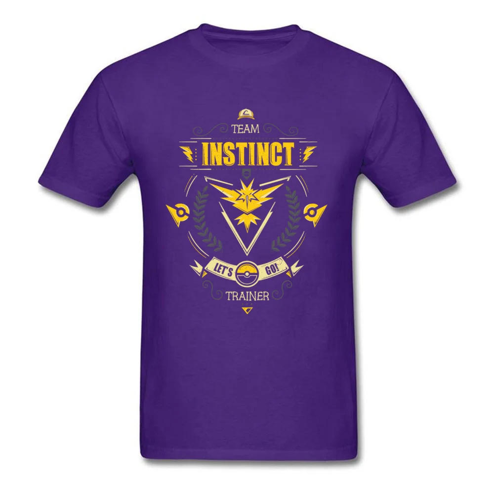 Прочный Шарм Let's Go Instinct Покемон футболка для мужчин Карманный Монстр Спортивная футболка Pokeball аниме Япония черная одежда - Цвет: Purple