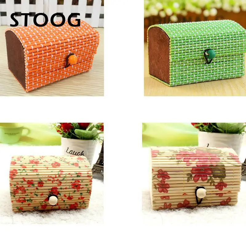 

Creative Wholesale Bamboo Wooden Jewelry Organizer Storage Box Strap Case