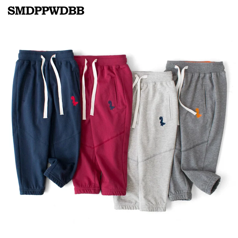 

SMDPPWDBB 2019 kids pants fall new baby boys fashion cotton trousers leisure loose comfortable pants boys sport harlan pants