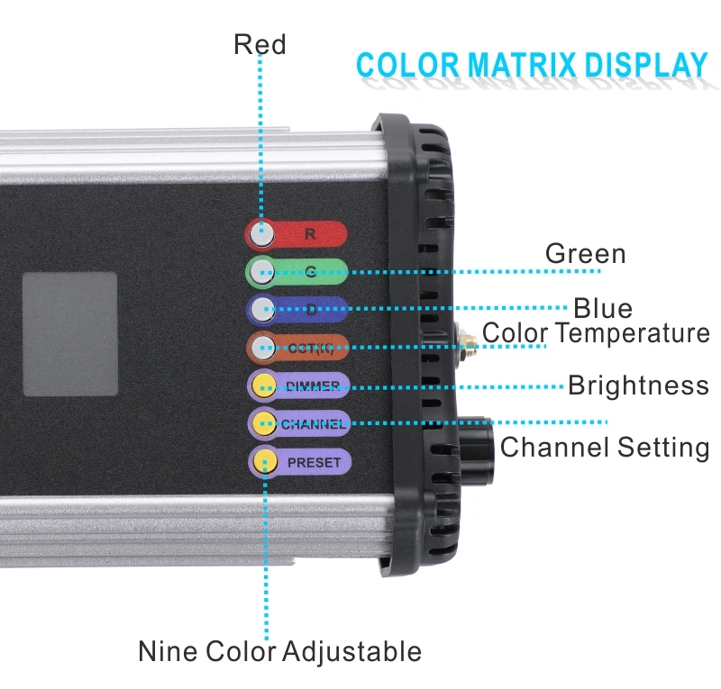 Falconeyes Falcon Eyes RX-736 RGB 200W 2700K 9999K Portable LED Photo Lamp Rollable