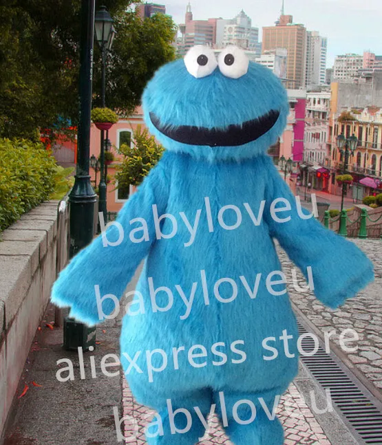 cookie monster Mascot Costume custom fancy sesame street costume anime