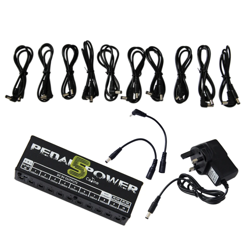 Guitar Accessories Caline Cp 05 10 Isolated Output Guitar Effect 9v 12v Or 18v Pedals Power Supply Eu Uk Us Standard Plug Aliexpress Sports Entertainment