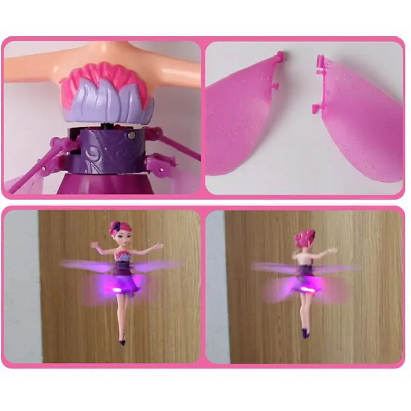 Bonecas engraçado bonecas brinquedo flying fairy Feature : Bateria Operated, diy Toy, educational, electronic