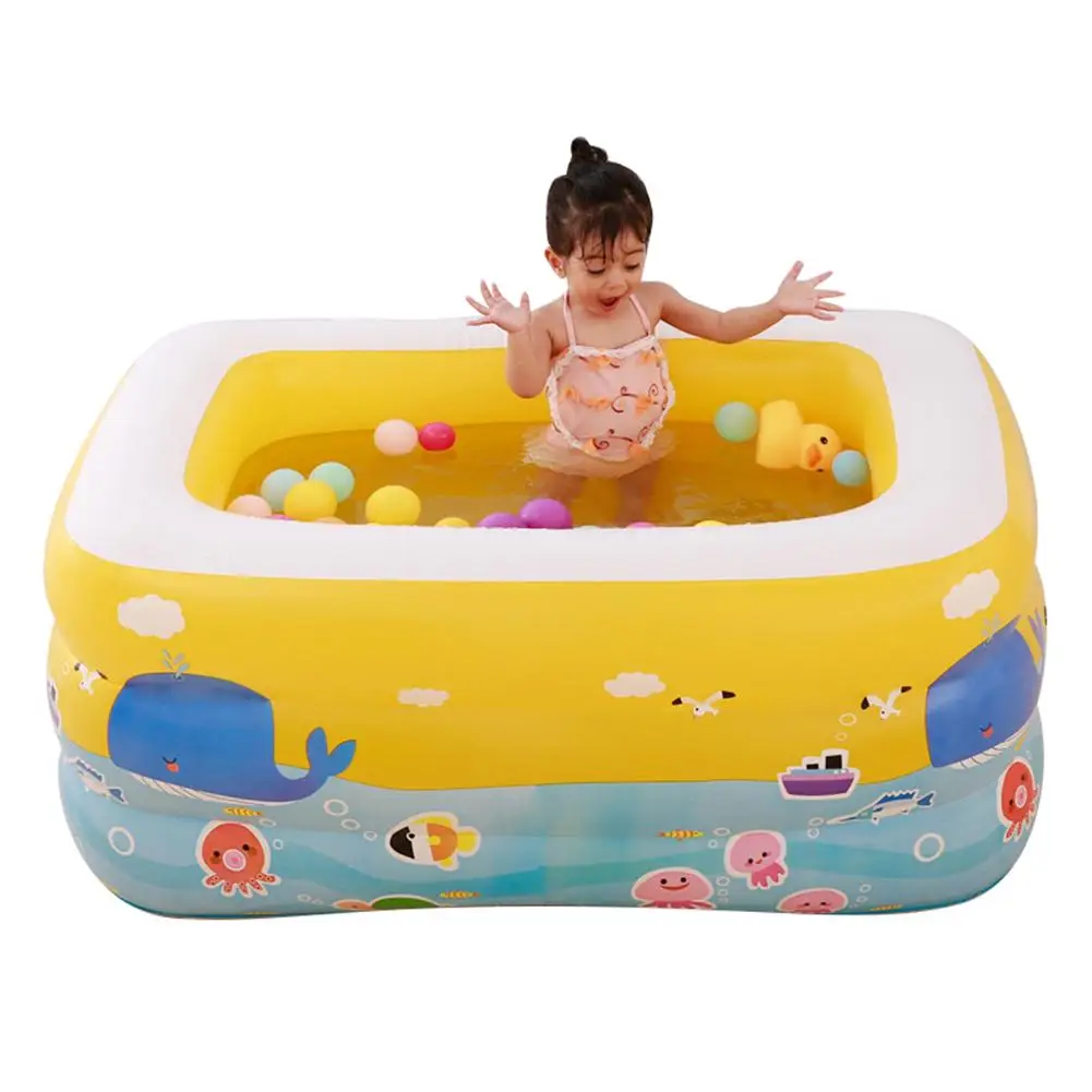 

High Quality Children's Home Use Paddling Pool Large Size Inflatable Square Swimming Pool Heat Preservation Kids inflatable Pool