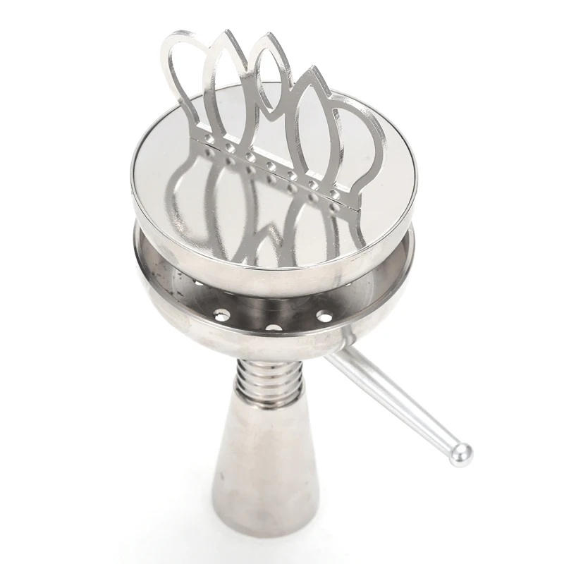 

Hand grip Crown Head Bowl Charcoal Holder Charcoal Burner Water Pipe Bong for Hookah shisha Tobacco Cigarettes Smoke