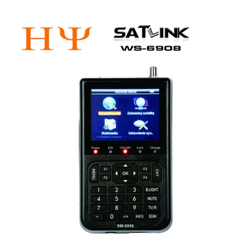 

Original Satlink WS-6908 Satellite Finder DVB-S2 FTA CKU Band Satlink Digital Satellite Finder Meter WS-6933 satlink ws-6906