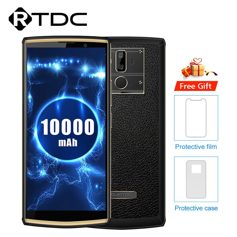 Oukitel K7 Power 18:9 Full Display 6.0'ɿHD 2GB RAM 16GB ROM MT6750T Octa Core 13MP+5MP 10000mAh 9V/2A Fingerprint Mobile Phone |