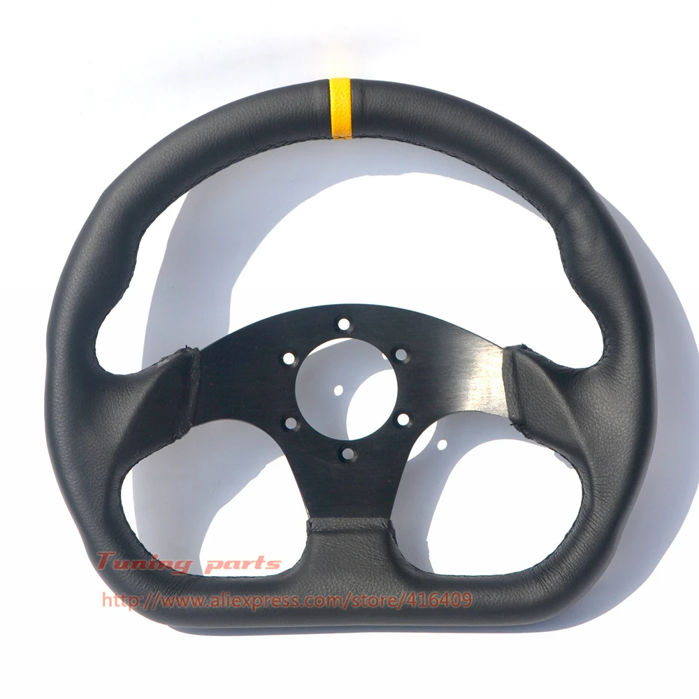 D leather car stgeering wheel  (2)