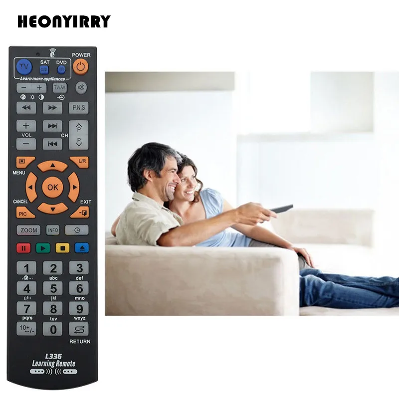

Universal Learning Remote Control Wireless Smart TV Remote Control TV Controller Replacement For Smart TV CBL STB DVD SAT DVB