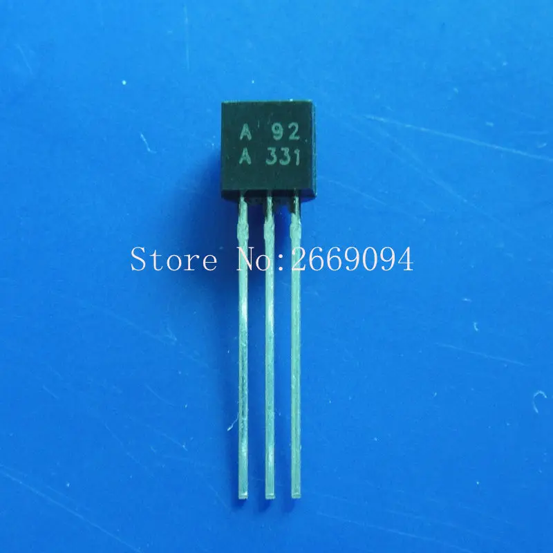 

100pcs in-line triode transistor TO-92 0.5A 300V pnp Original new mpsa92 A92