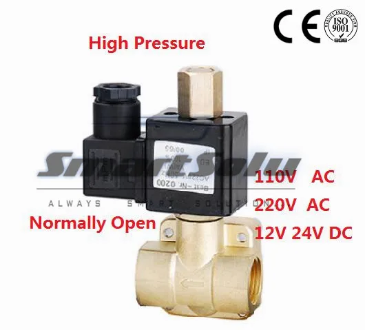 

High Quality 1/4'' 16Bar Pressure Electric Solenoid Valve Normally Open Diaphragm Valve 0955105 DC12V,DC24V,AC110V or AC220V