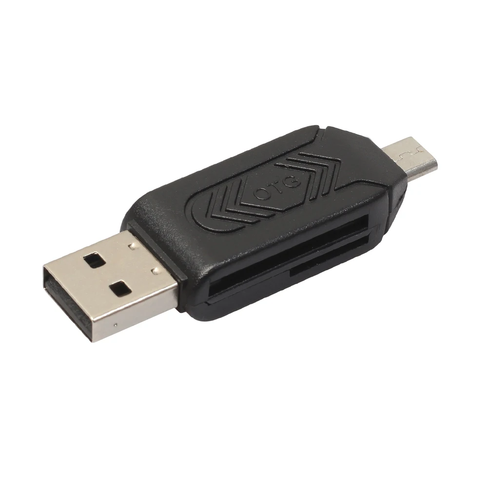 2 шт. Универсальный Card Reader телефон PC Card Reader Micro USB Flash OTG TF/памяти SD 2 в 1 двойной для телефона компьютер