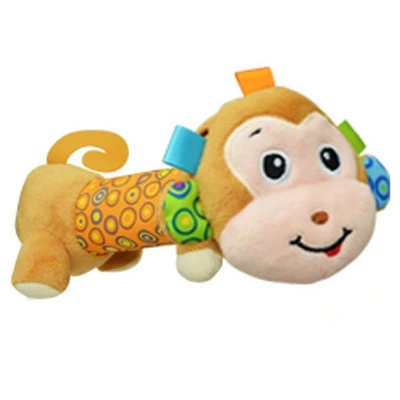 Sozzy Soft Baby Plush Toy Safe Distorting Mirror Squeaker