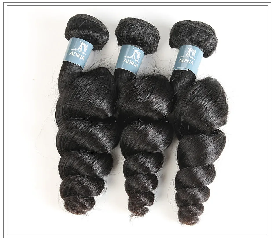 Amanda virgin hair weave loose wave12