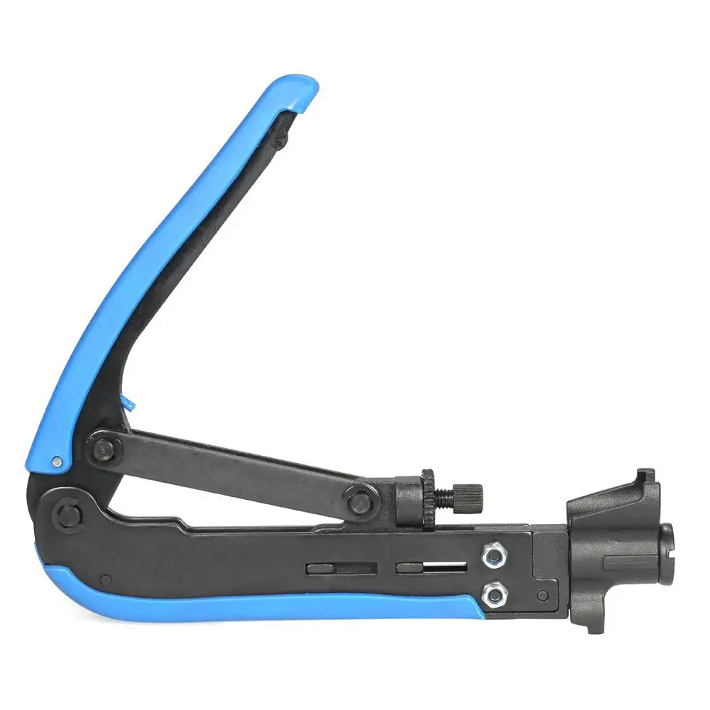 

Compression Cable Connectors Press Crimping Pliers Coaxial Cable F Head Connector Flat Cord Wire Alicate