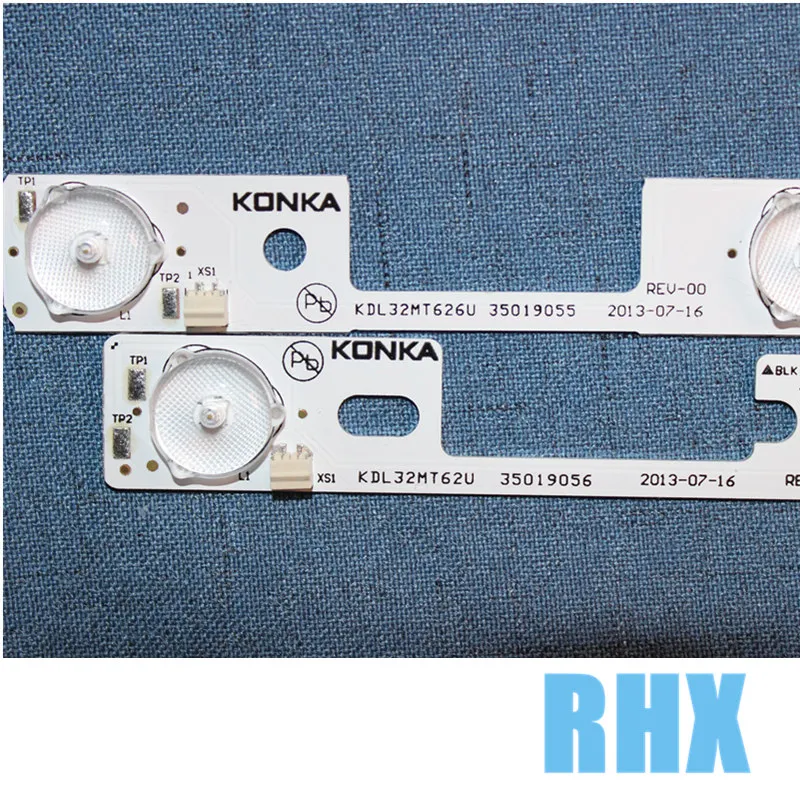 8 шт./лот светодиодные панели для телевизора KDL32MT626U 35019055 35019056 4 шт. * светодиода + 3 1