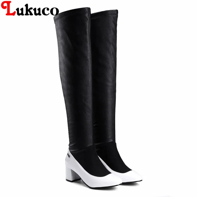 

2018 Sweet hot sale over-the-knee boots plus size 43 44 45 46 47 48 slip-on design women sexy shoes real pictures free shipping
