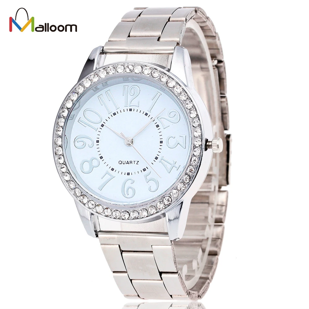 

Splendid 2017 New Famous Brand Silver Casual Quartz Watch Woman Mesh Stainless Steel Dress Women Watches Relogio Feminino