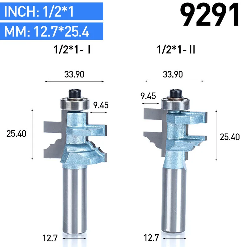HUHAO 1 шт. 1/" хвостовик промышленного класса деревообрабатывающие Фрезы с ЧПУ инструмент двери кромки биты деревянный излишки фрезы - Длина режущей кромки: 9291