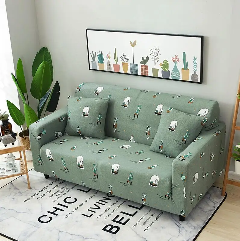 Анти-скользкий Чехол Эластичный чехол на диван для гостиной стрейч дивана наволочка Диванный чехол мебель чехол Funda диван - Цвет: Style 3