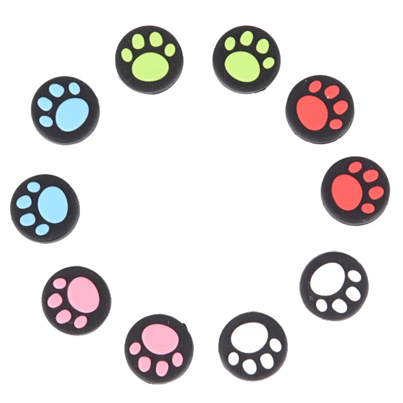 Горячая Распродажа 2 шт. силиконовая игровая ручка в виде кошачьей лапы джойстик