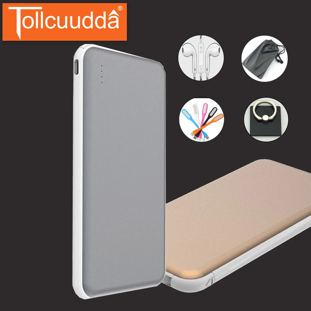 Tollcuudda 20000 мАч мобильный power bank портативный мини зарядка сокровище Bank Внешний