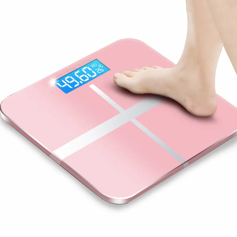 

Electronic Health Weight Scale Gift Scale Bilancia Pesapersone Bathroom Scale Test Room Temperature Pese Personne 26*26cm