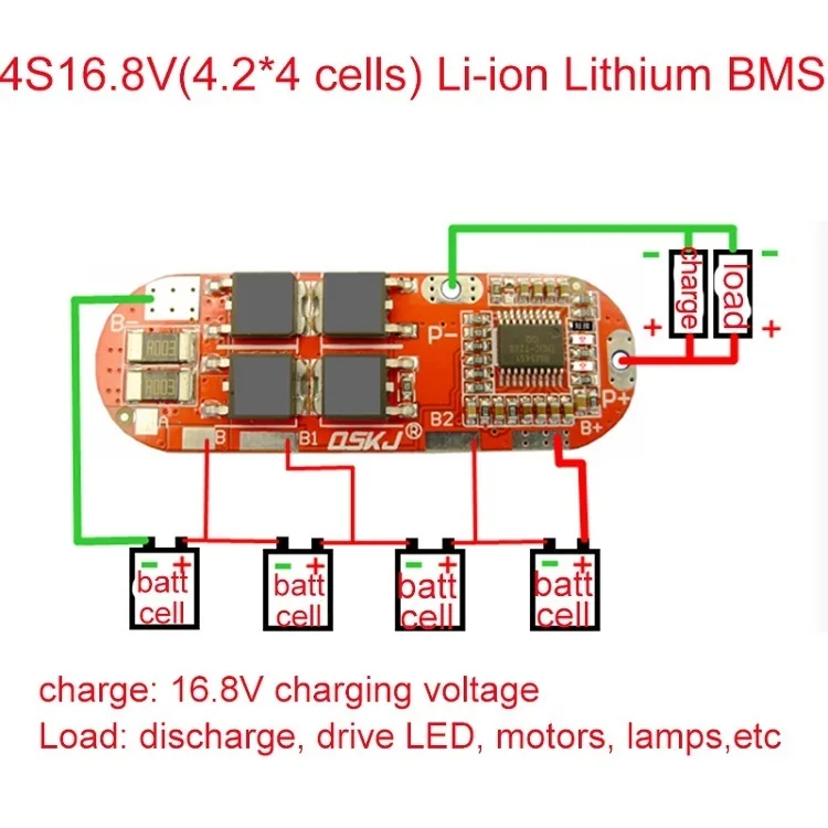 BMS 1S 2S 10A 3S 4S 5S 25A BMS 18650 литий-ионная Lipo литиевая батарея Защитная печатная плата модуль PCB PCM 18650 Lipo BMS зарядное устройство