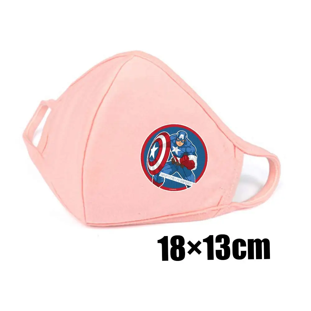

Eshop Captain America Anti-fog Dustproof Mask Avengers Endgame Trendy Men Breathable Anti-haze Anti Dust Mouth Face Black Masks