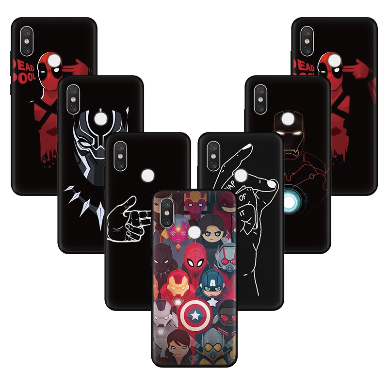 

Marvel Avengers Case For Xiaomi Mi 9 A1 A2 8 Lite 5X 6X TPU Soft Case For Xiaomi Redmi Note 6 7 S2 5 Plus 3 3S 4 Pro 4A 4X 5A 6A