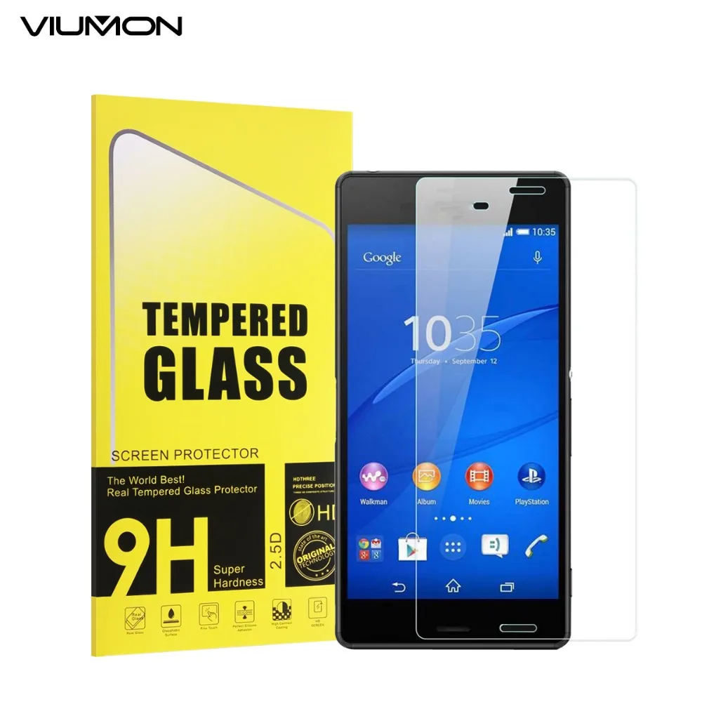 VIUMON Новая супер тонкая защитная пленка для экрана из закаленного стекла Sony Xperia Z3