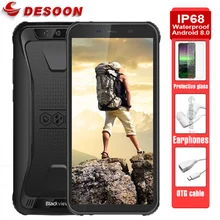 Blackview bv5500 ip68 impermeável android 8.1 mtk6580p telefone móvel 5.5