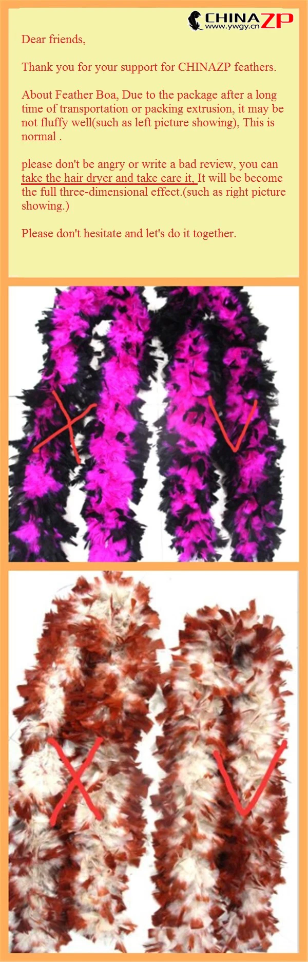 LOGO-feather boa details-CHINAZP Feather-1