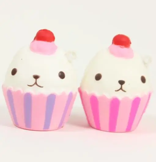 40pcs pink ice cream rare squishy slow rising phone charm Squishies Cell Phone Straps party girl gift mix color order | Мобильные