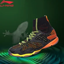 Li-Ning/Мужская Профессиональная обувь Ranger для бадминтона с высокой подушкой+ подкладка, спортивная обувь, кроссовки, AYAM009 XYY047