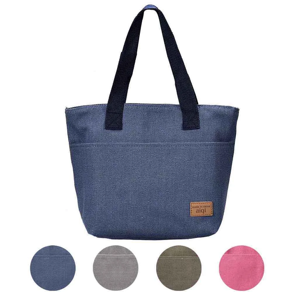 

Portable Thermal Zipper Food Lunch Bags Convenient Lunch Picnic Packet for Women Food Pouch Tote Sac a lunch Torba na lunch#3