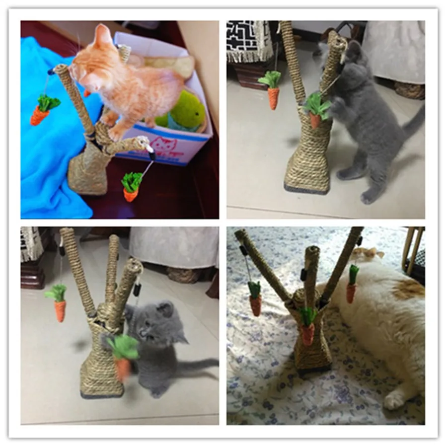 Scratching toy Cat climbing frame Pet Cat tree Cat Climber Cat pet Training Cats Toys Wood Scratcher for cat