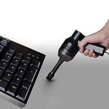 

Handheld Mini USB Vacuum Cleaner Dust Cleaning Brush Kit For Car Interior Air Vent Keyboard PC Laptop LED Dust Collector
