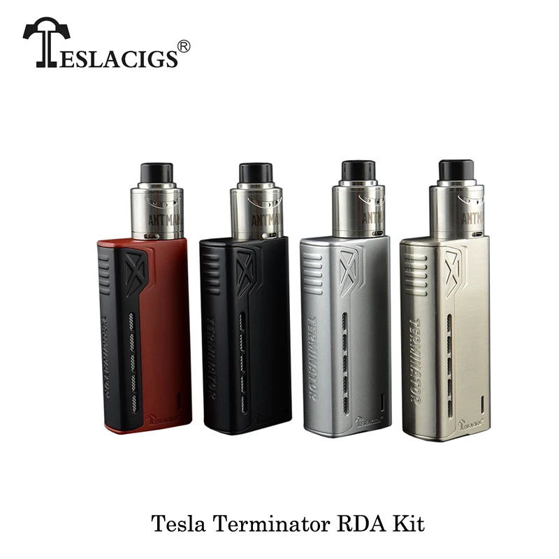 100% оригинальные электронные сигареты Teslacigs Tesla Terminator 90 Вт коробка мод комплект 0 1
