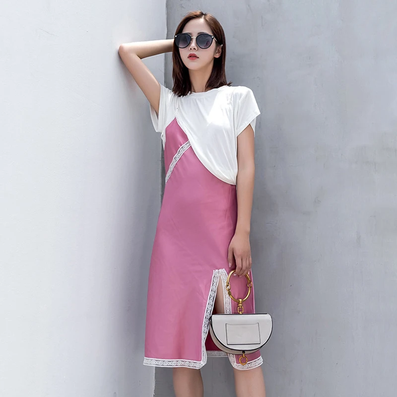 t shirt spaghetti strap dress