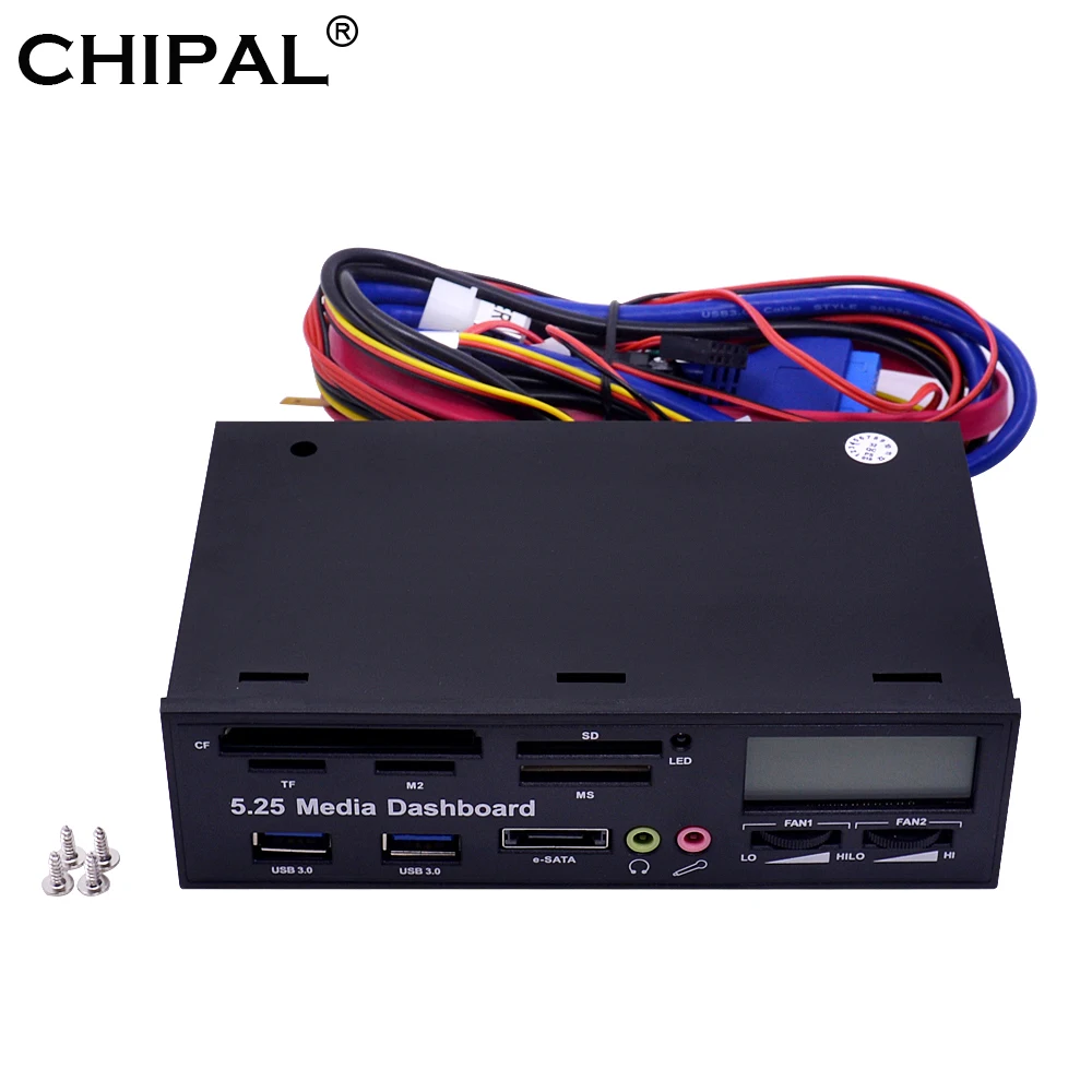 CHIPAL многофункциональное USB 3 0 Передняя панель 5 25 &quotМедиа приборная e SATA MS CF