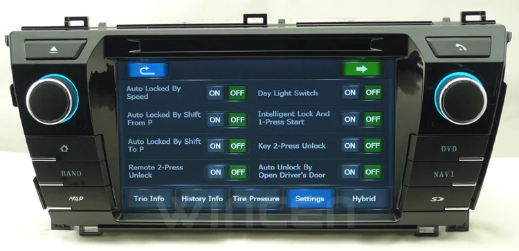 Sale S100 A8 Dual Core 1080P Car DVD GPS Player for Toyota Corolla  2013 on with canbus Support Steering Wheel Control TMC TPMS(opt) 40