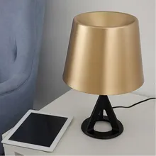 Современные светодиодные золото металл алюминий Настольные лампы Свет для Спальня Гостиная прикроватной тумбочке Настольные лампы Luminarias Декоративные светильники Тенты