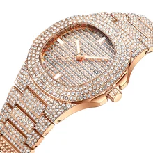 Women Watches Top Brand Luxury Quartz Full Diamond Stainless Steel Rose Gold Fashion Ladies Wrist Watches Waterproof Date Clock Women Watches Top Brand Luxury Quartz Full Diamond Stainless Steel Rose Gold Fashion Ladies Wrist Watches Waterproof Date Clock