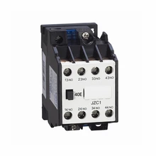 Контактор двигателя переменного тока стартер реле Ui 660 V 4NO 4 полюса 24 V 110 V 220 V 380 V 50Hz катушка вольт Ith 10A JZC1-40 DIN рейку контактор