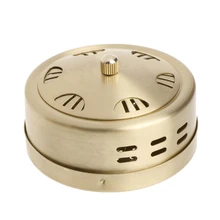 Портативный медный иглоукалывание коробка мокса для прижигания мокса палочка горелка коробка чистая медь с тканевой сумкой